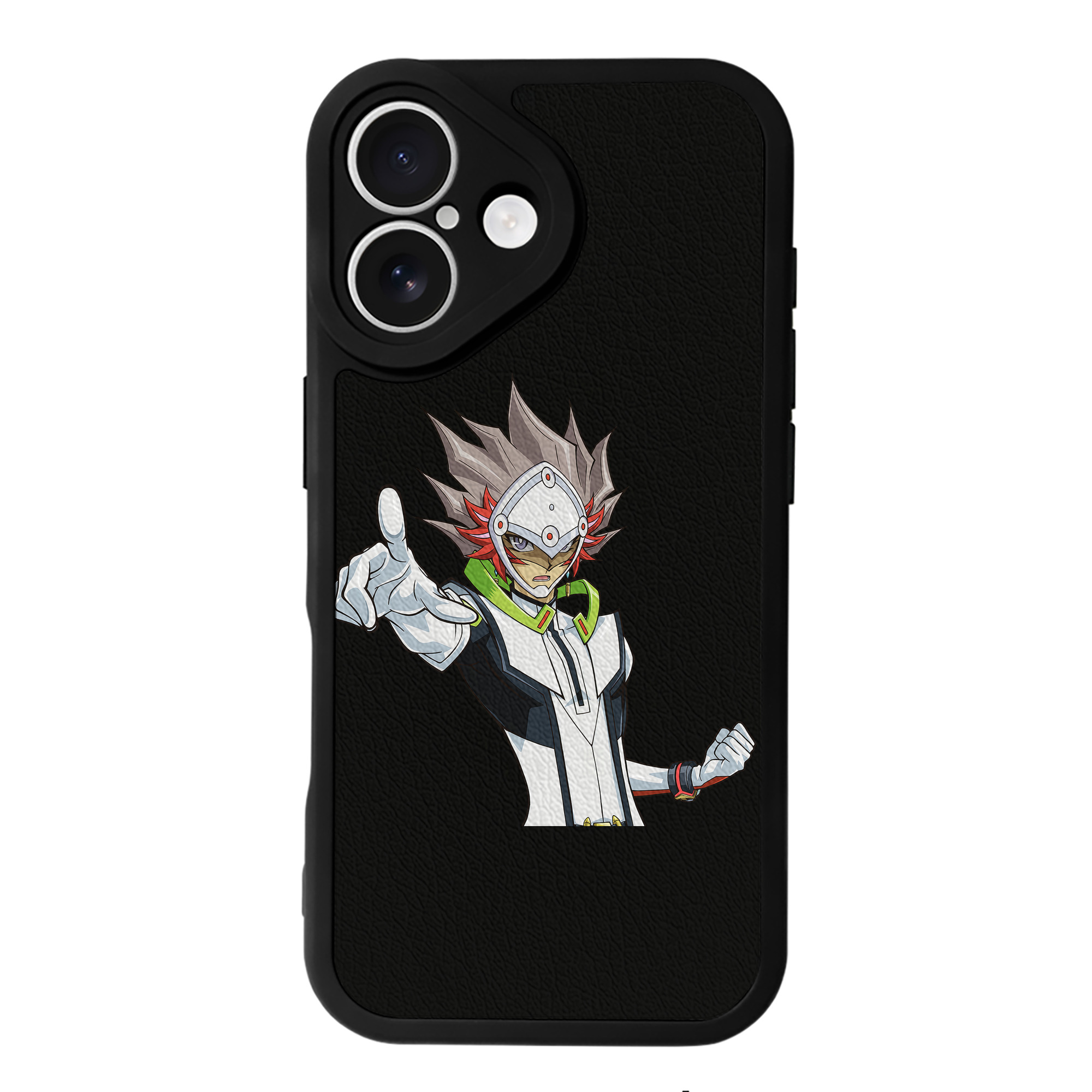 （画像用） 遊☆戯☆王 Yu-Gi-Oh! 【iPhone 16シリーズ対応】シリコンスマホケース（レザー調） 材質：シリコン